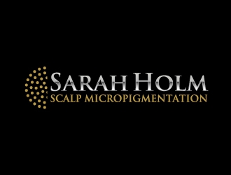 Sarah Holm    Scalp MicroPigmentation logo design by ElonStark