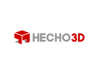 Hecho3D.com logo design by Akli