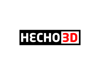 Hecho3D.com logo design by pencilhand