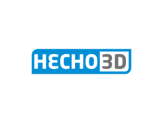 Hecho3D.com logo design by pencilhand