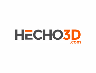 Hecho3D.com logo design by mutafailan