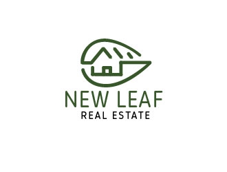 NEW LEAF REAL ESTATE logo design by DUGGU