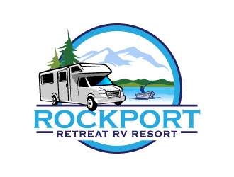 Rockport Retreat RV Resort logo design by daywalker