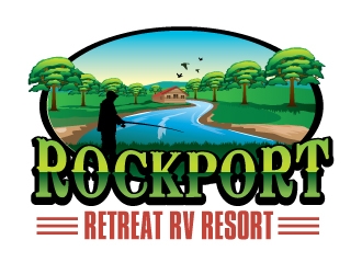 Rockport Retreat RV Resort logo design by Suvendu