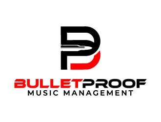 BulletProof Music Management  logo design by jaize