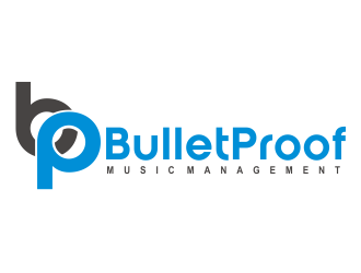 BulletProof Music Management  logo design by Greenlight