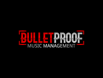 BulletProof Music Management  logo design by fastsev