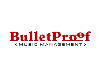 BulletProof Music Management  logo design by Mbezz