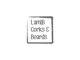 Lambs Corks & Boards logo design by Greenlight