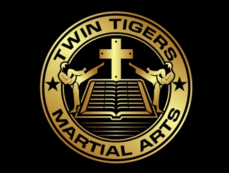 Twin Tigers Martial Arts logo design by DreamLogoDesign