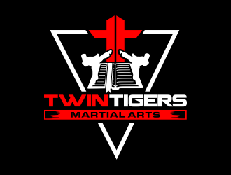 Twin Tigers Martial Arts logo design by imagine