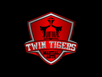 Twin Tigers Martial Arts logo design by fastsev