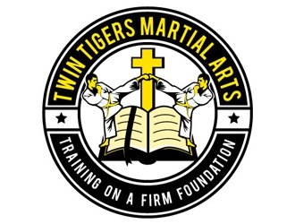 Twin Tigers Martial Arts logo design by logoguy