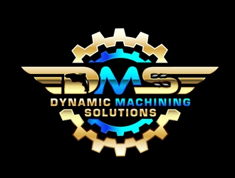 Dynamic Machining Solutions logo design by DreamLogoDesign