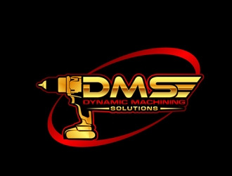 Dynamic Machining Solutions logo design by DreamLogoDesign
