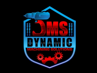 Dynamic Machining Solutions logo design by DreamLogoDesign
