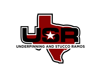 Underpinning and Stucco Ramos , USR logo design by evdesign