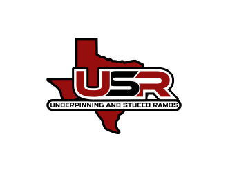 Underpinning and Stucco Ramos , USR logo design by Akli