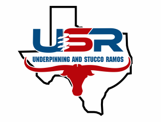Underpinning and Stucco Ramos , USR logo design by bosbejo
