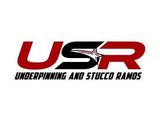 Underpinning and Stucco Ramos , USR logo design by daywalker