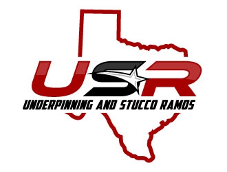 Underpinning and Stucco Ramos , USR logo design by daywalker