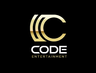 Code entertainment  logo design by spiritz
