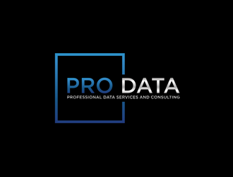 PRO DATA, professional data services and consulting. logo design by bomie
