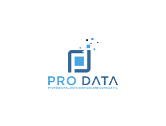 PRO DATA, professional data services and consulting. logo design by ndaru