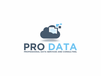 PRO DATA, professional data services and consulting. logo design by goblin