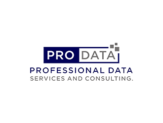 PRO DATA, professional data services and consulting. logo design by checx