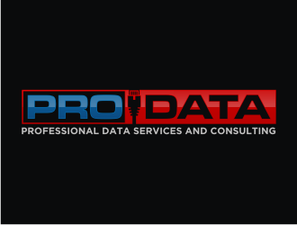 PRO DATA, professional data services and consulting. logo design by agil