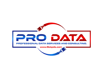 PRO DATA, professional data services and consulting. logo design by alby