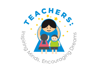 Teachers: Inspiring Minds, Encouraging Dreams logo design by YONK