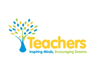 Teachers: Inspiring Minds, Encouraging Dreams logo design by cikiyunn