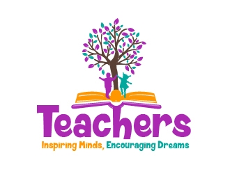 Teachers: Inspiring Minds, Encouraging Dreams logo design by shravya