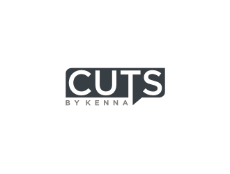 Cuts by Kenna logo design by bricton