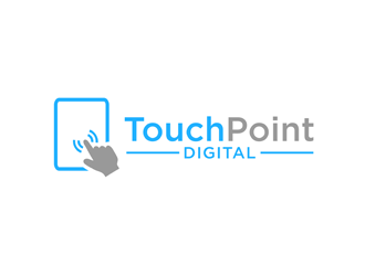 Touchpoint Digital logo design by bomie