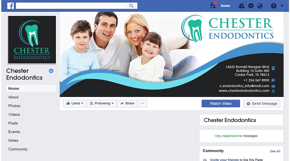Chester Endodontics Logo Design