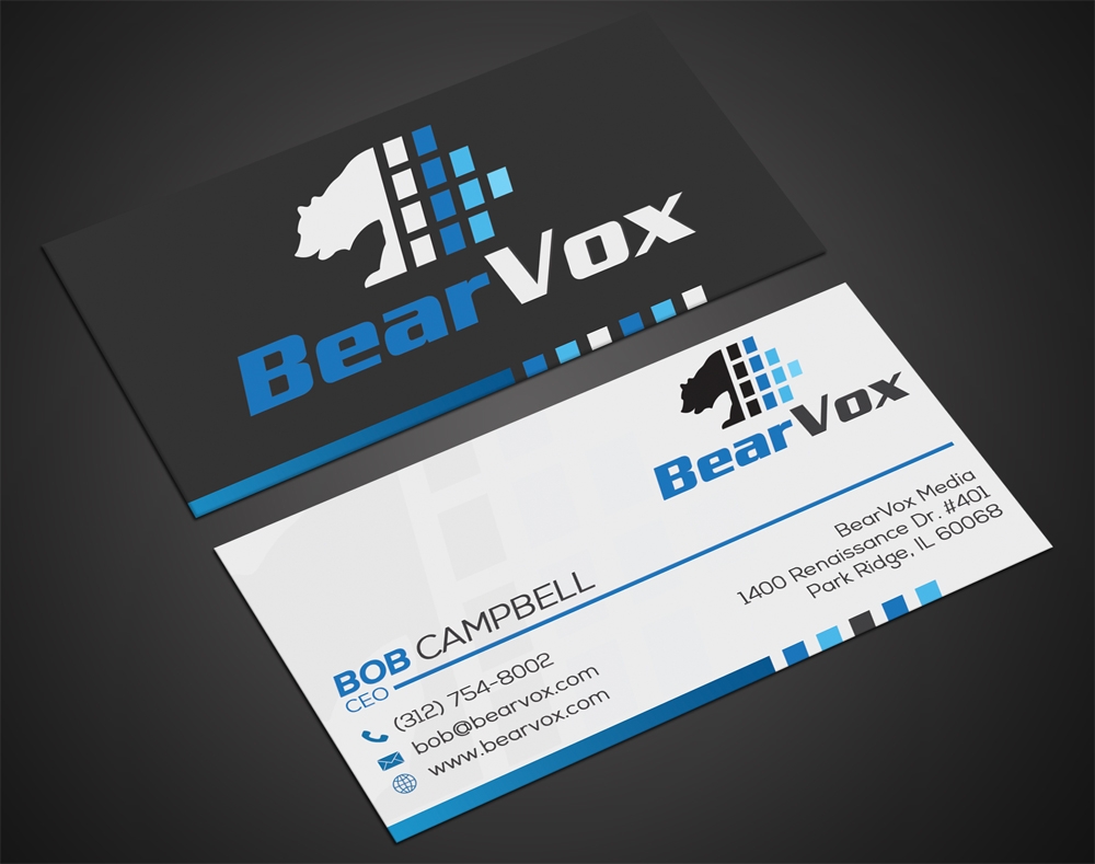 BearVox media logo design by aamir