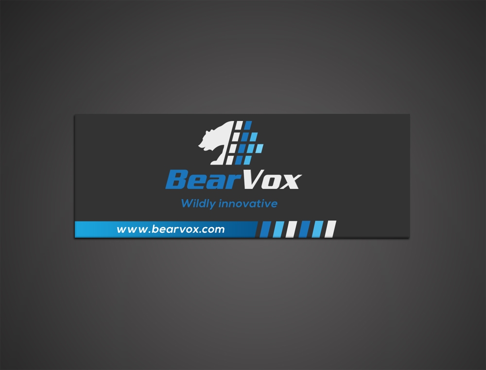 BearVox media logo design by aamir