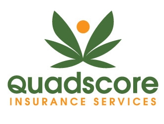 QuadScore Insurance Services logo design by logoguy