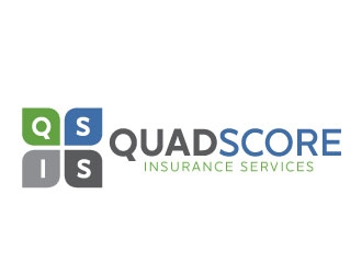 QuadScore Insurance Services logo design by REDCROW