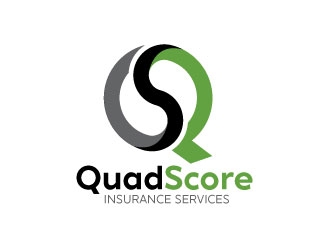 QuadScore Insurance Services logo design by REDCROW