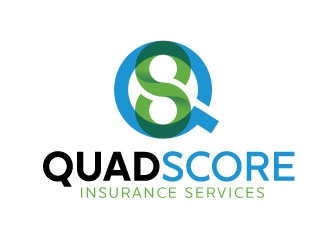 QuadScore Insurance Services logo design by REDCROW