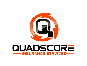 QuadScore Insurance Services logo design by THOR_
