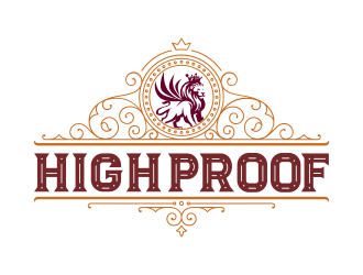 High Proof logo design by gcreatives