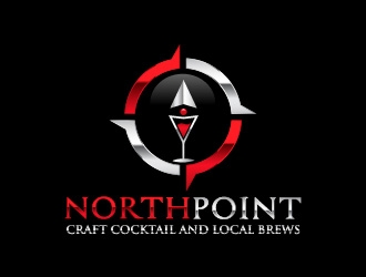 Northpoint (tag line, Craft Cocktail and Local Brews) logo design by usef44
