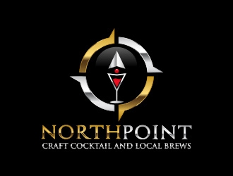 Northpoint (tag line, Craft Cocktail and Local Brews) logo design by usef44