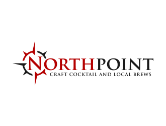 Northpoint (tag line, Craft Cocktail and Local Brews) logo design by lexipej