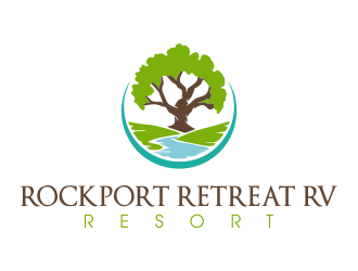 Rockport Retreat RV Resort logo design by JessicaLopes